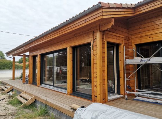 Peinture Exterieure Villa Bois a Gujan Mestras 7