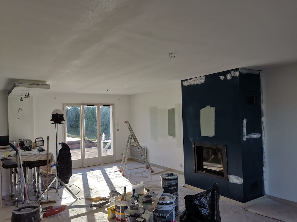 Peinture Interieure Maison en Renovation a Eysines 1